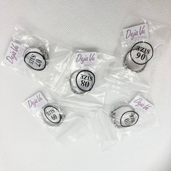 Size 7 Silver Plated Celtic Heart Knot - Picture 8 of 8